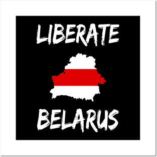 LIBERATE BELARUS PROTEST Posters and Art